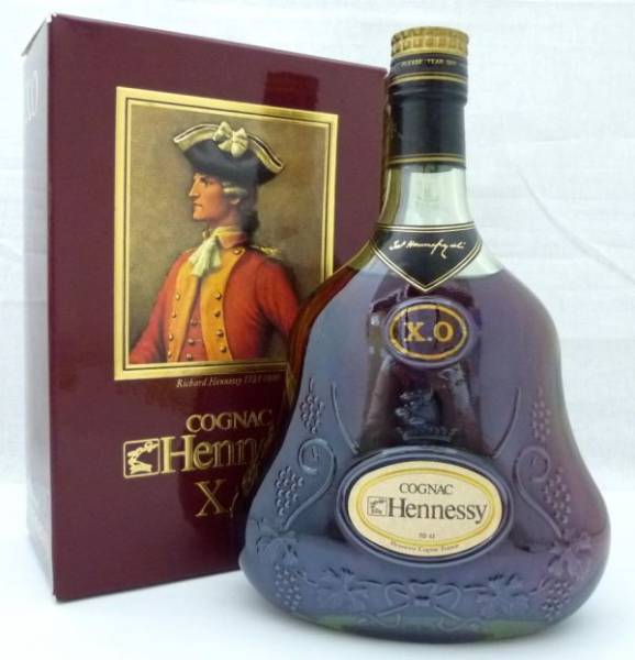 金キャップ XO グリーンボトル ヘネシー Hennessy 700ml 古酒
