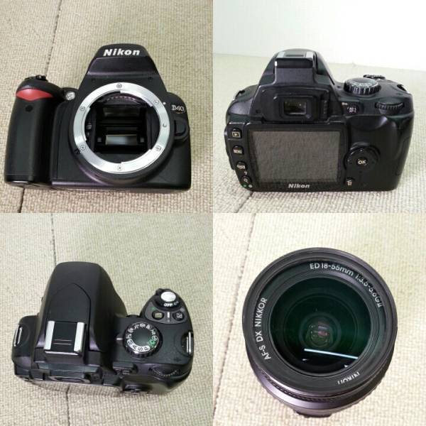 純正 ジャンク□Nikon□ニコン□デジタル一眼レフカメラ□D40□レンズ