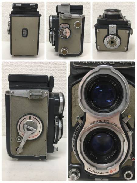 ヤシカ Yashica-44 二眼レフカメラ 1:3.5 f=60mm COPAL-SV カバー付