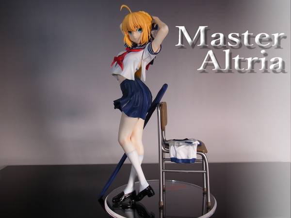 グリズリーパンダ マスターアルトリア お着替え青セイバー 塗装完成品