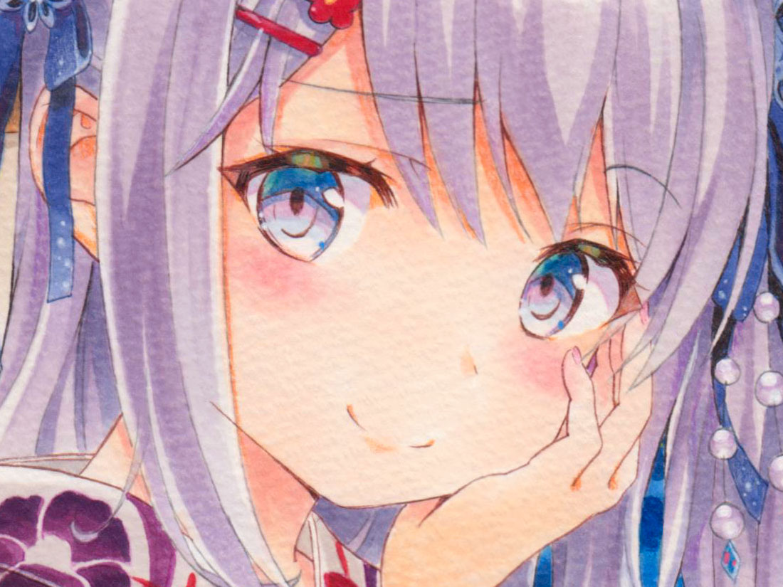 同人手描きイラスト オリジナル ゆびきり 色紙 手描きイラスト 売買されたオークション情報 Yahooの商品情報をアーカイブ公開 オークファン Aucfan Com