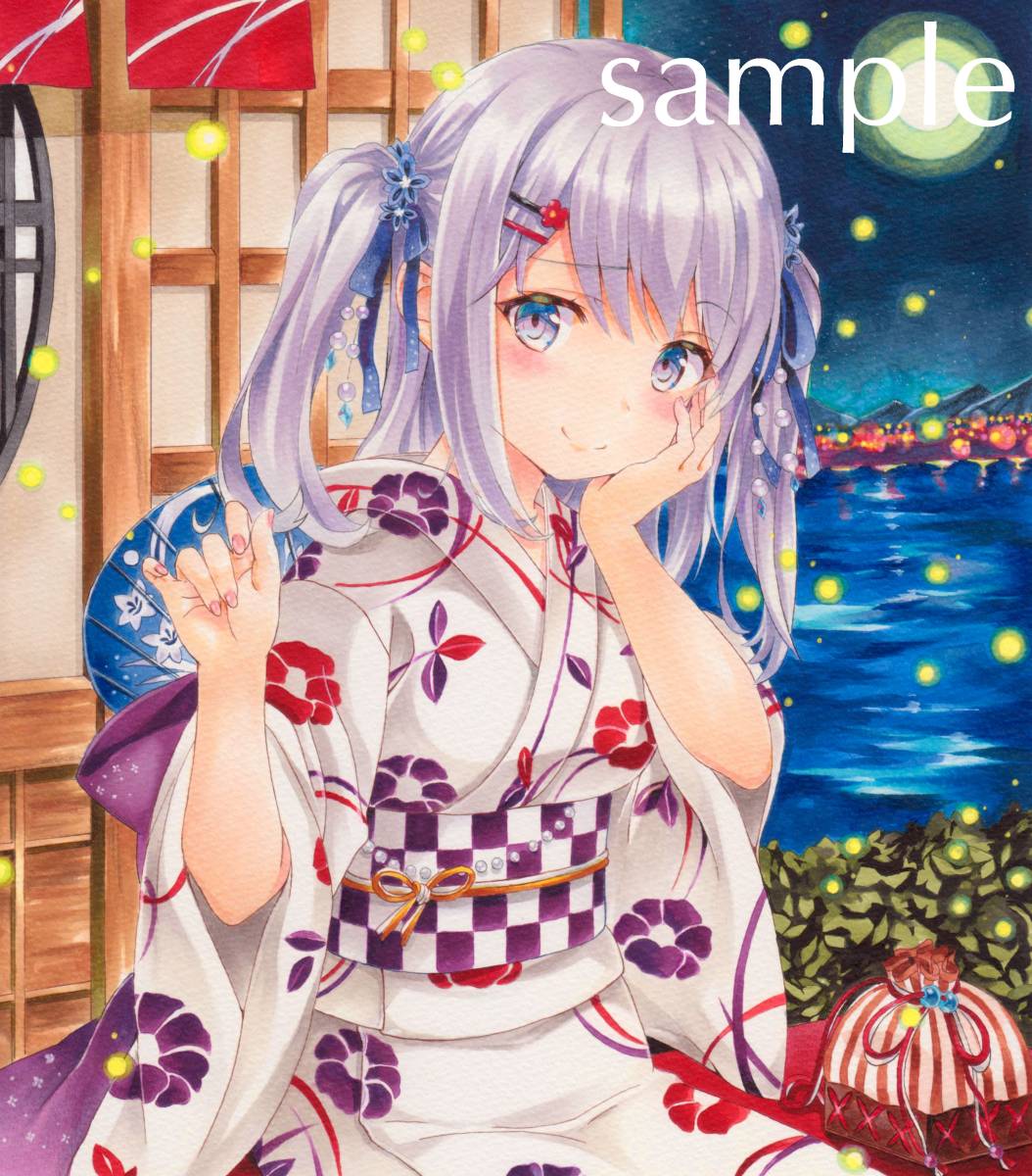 同人手描きイラスト オリジナル ゆびきり 色紙 手描きイラスト 売買されたオークション情報 Yahooの商品情報をアーカイブ公開 オークファン Aucfan Com