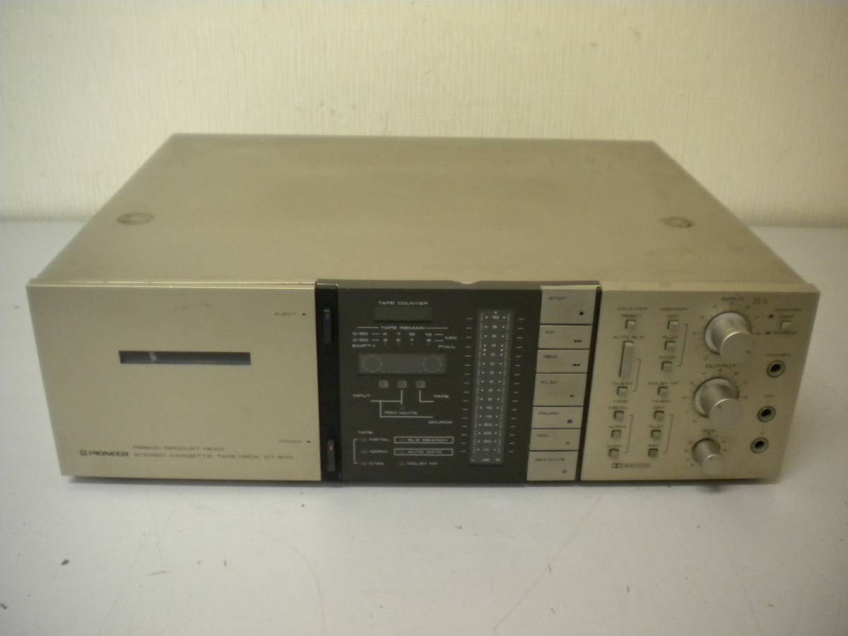 524 PIONEER CT-970 パイオニア カセットデッキ ジャンク