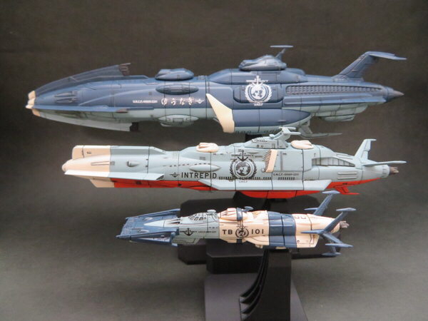 バンダイ 1/1000 宇宙戦艦ヤマト2202 地球連邦宇宙艦隊 ゆうなぎ艦隊