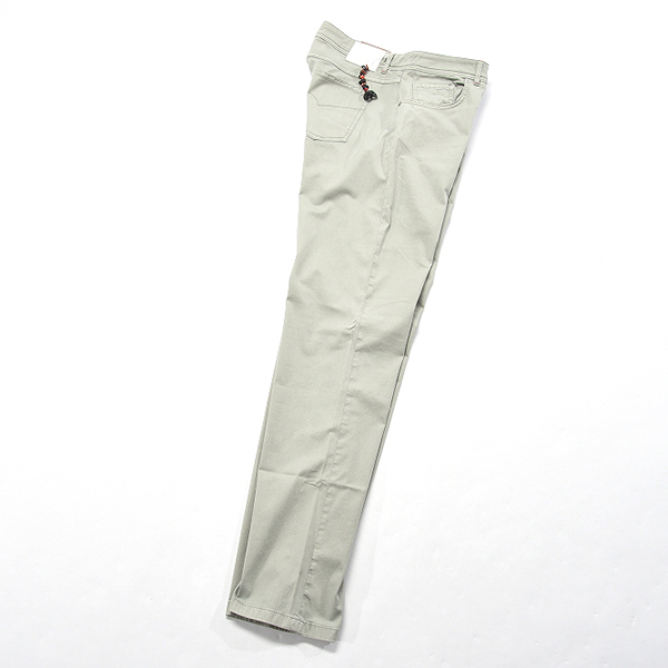新品 2.7万 訳有 marcopescarolo コットンパンツ 5ポケット ストレッチ シルク【31】マルコペスカローロ270360