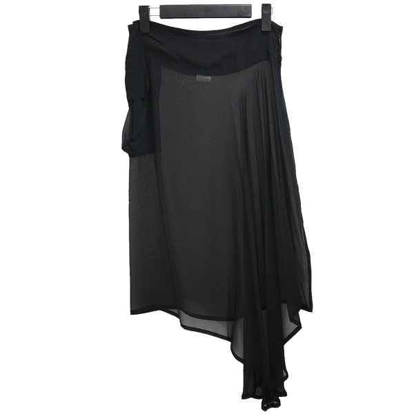  Y's Red Label 2007ss シルクシフォン アシンメトリースカート 07ss ワイズ レッドレーベル Yohji Yamamoto FEMME(スカート)｜売買されたオークション情報、yahooの商品情報をアーカイブ公開 - オーク 女性用