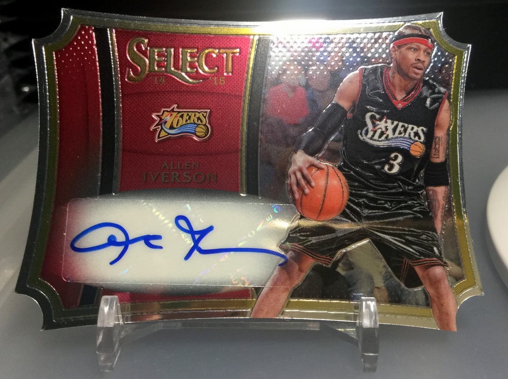 PANINI SELECT AUTO サイン ALLEN IVERSON /25 SP Panini Select Allen
