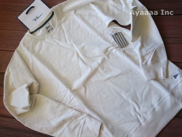 VANS x PILGRIM RAGLAN CREW バンズ x ピルグリム サーフ+サプライ 別注 ロゴ トレーナー【L】-TURTLE DOVE- US正規品【日本国内完売品】