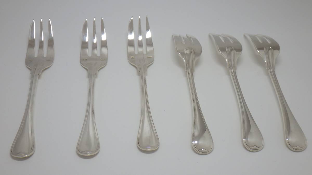美品☆PUIFORCAT ピュイフォルカ 銀器 銀製 カトラリー 30本(W10067