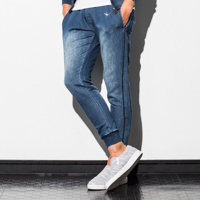 1PIU1UGUALE3 RELAX(ウノ ピゥ ウノ ウグァーレトレ リラックス) ジョグデニムジョガーパンツ Lサイズ 【インディゴ】 USB-401