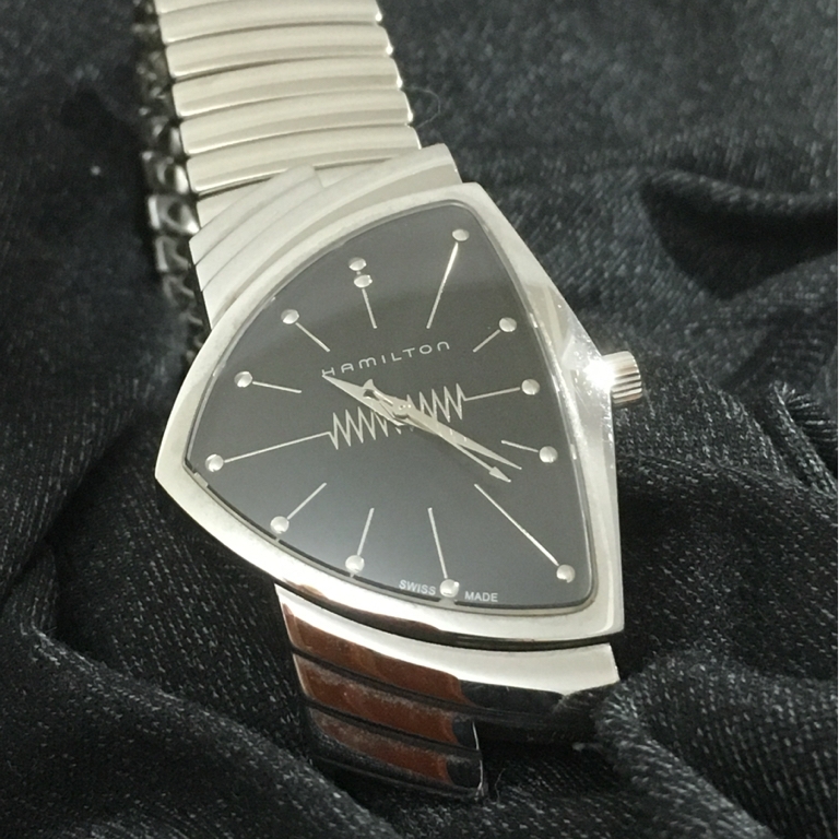 ハミルトン ベンチュラ エルビス75周年 限定モデル シルバー メンズ