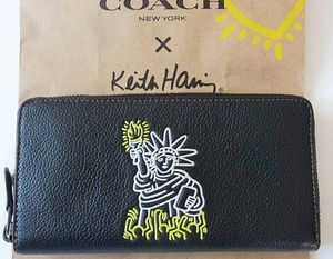 コーチ 長財布 キースへリングのYahoo!オークション(旧ヤフオク!)の