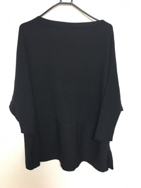ADORE(アドーア) 七分袖セーター サイズ38 M レディース美品  黒 ADORE - ADORE(アドーア) 七分袖セーター サイズ38 M レディース美品