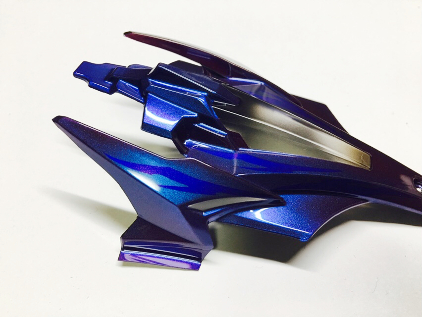 ミニ四駆 塗装 クリヤーボディ アバンテMK3 アズール 限定 ポリカ