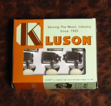 新品 KLUSON クルーソン SD9105MNP 6連 ペグ 1列 刻印 Nickle/Oval