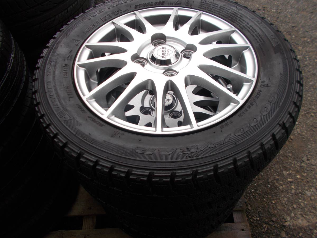 ZACK！コンパクトカー。155/65-13。4本セット。