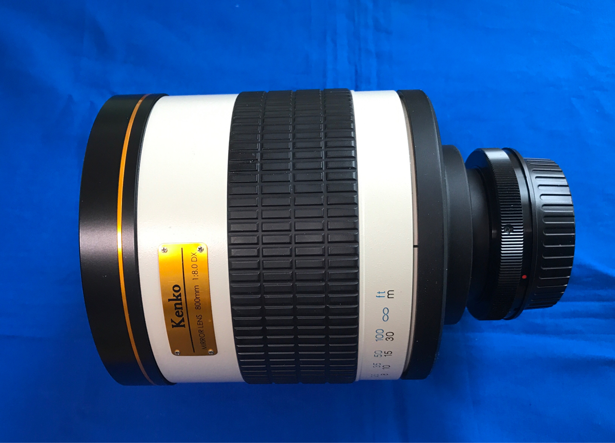 【ジャンク】Kenko MIRROR LENS 800mm 1:8.0DX(CanonEFマウント)