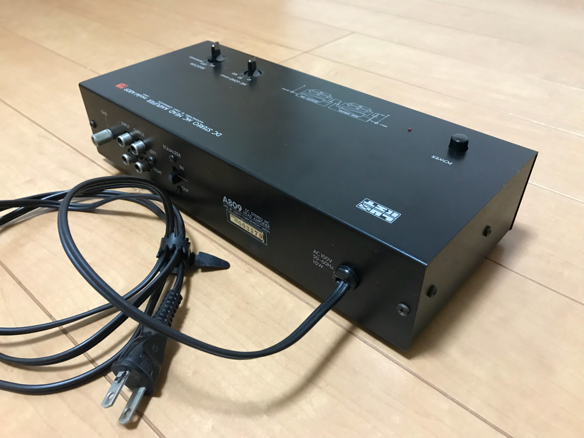 美品　LUXKIT　MCアンプヘッド　A809 オマケ付】LUXMAN LUXKIT MCヘッドアンプ兼フォノイコライザー A809