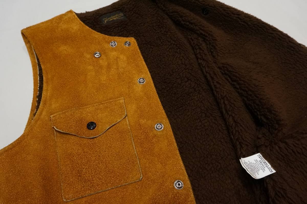 VEST T-SUEDE TENDERLOIN テンダーロイン ベスト Outrider Vest 