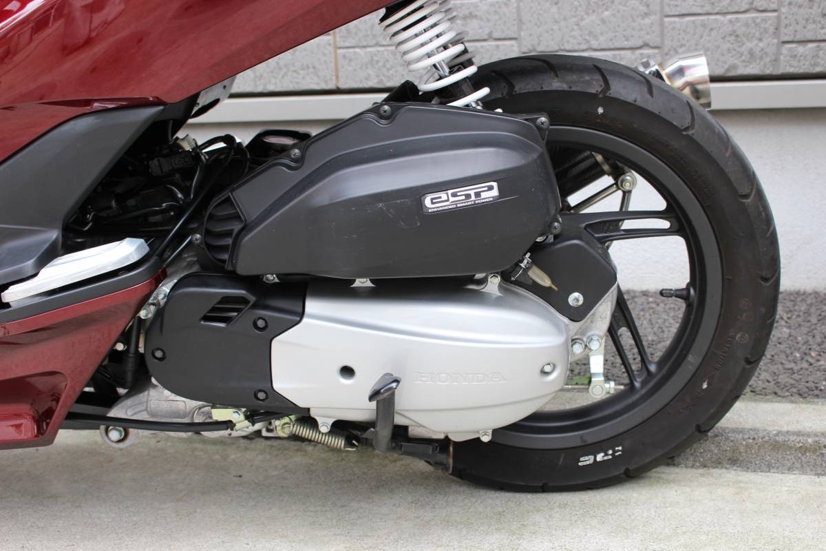 HONDA PCX125(JF56)改 ロンホイ カスタム ワインレッド 美車 神奈川県 