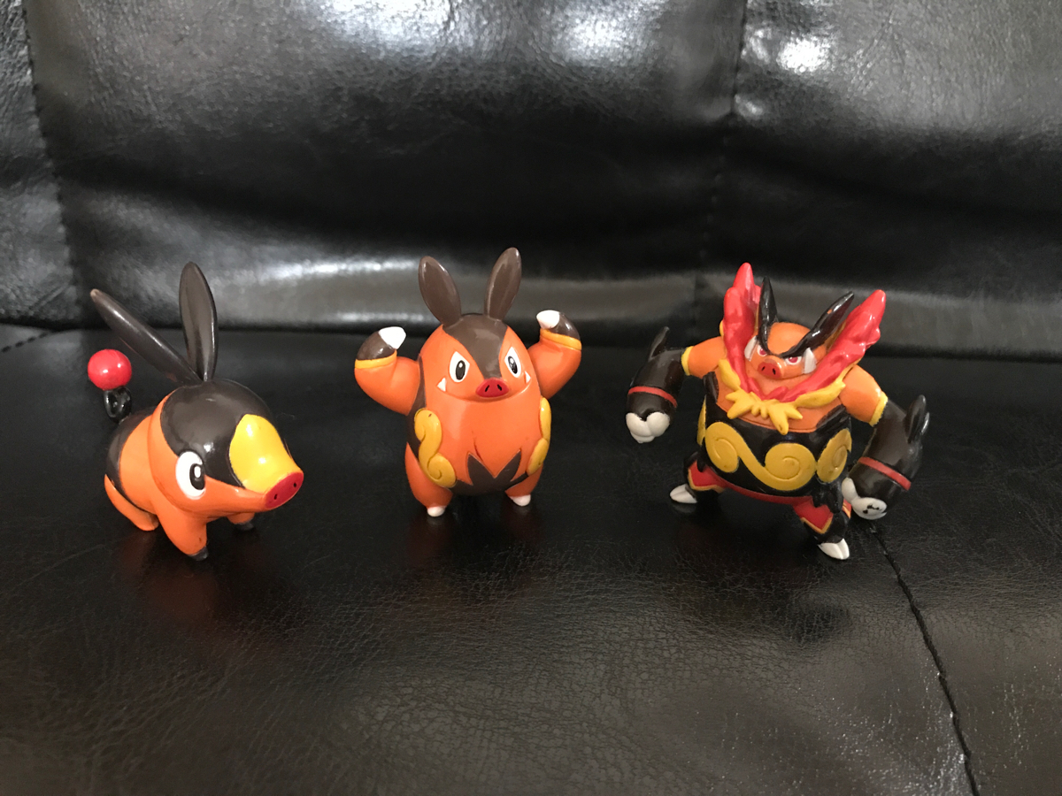 ポケットモンスター モンコレ ポカブ チャオブー エンブオー 