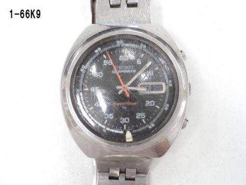 ○60サイズ SEIKO セイコー5スポーツ スピードタイマー 7017-6040　自動巻き メンズ腕時計 不動品 ボタン不良？ 1-66K9