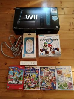 【中古品】任天堂Wii & ソフト、周辺機器セット_1