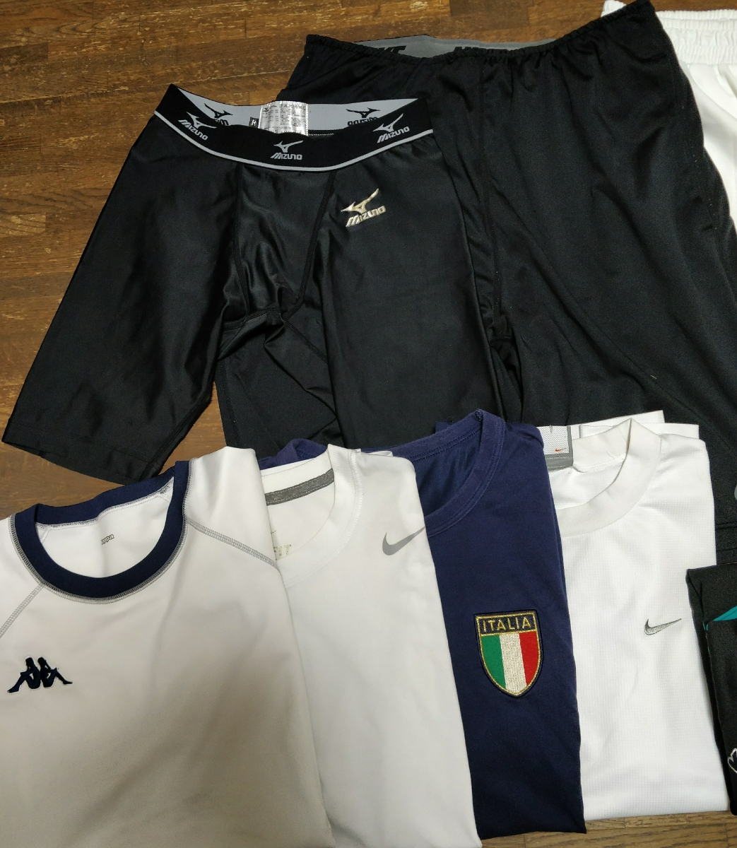 スポーツウェア メンズ nike kappa adidas ミズノ ハーフパンツ シャツ ジム S Mサイズ 美品 まとめ 12アイテム
