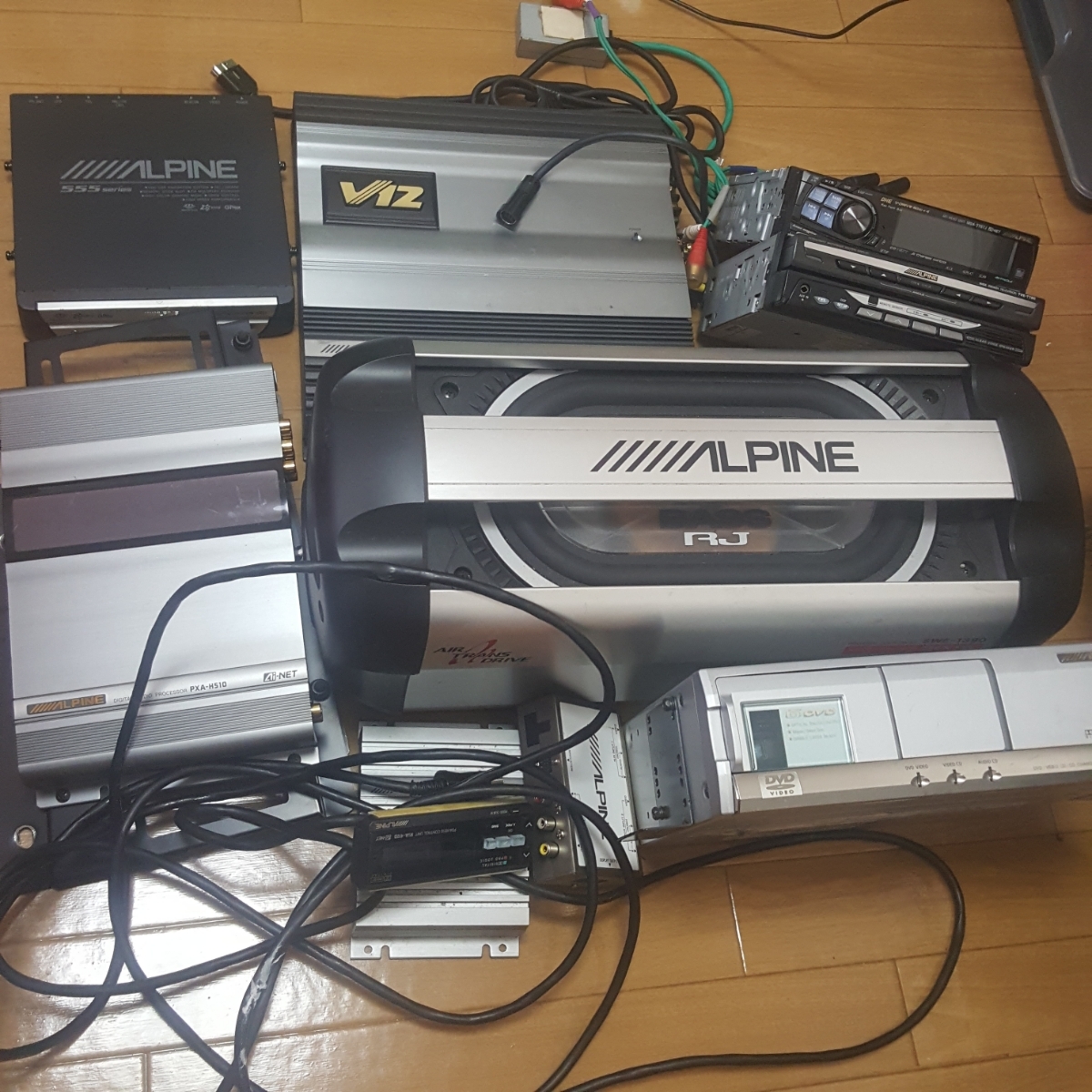 車 ジャンク！ALPINE2台セット！バラ売り！