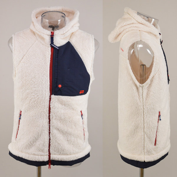 2017秋冬新作【ロサーセン】メンズ ベストブルゾン M 白 044-46071-05