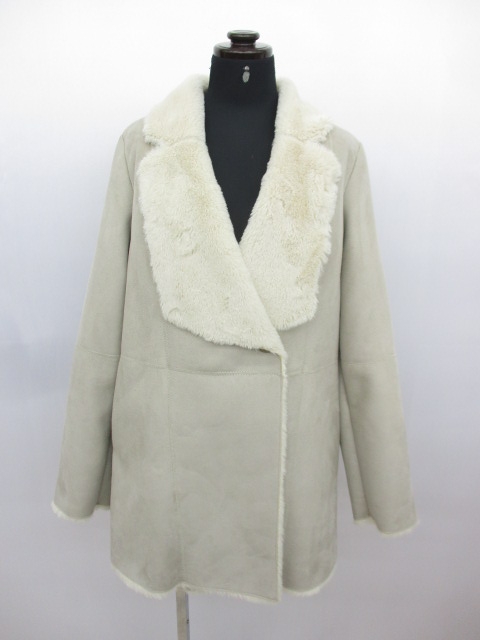 ローズバッド ROSE BUD フェイクムートン ファー コート ジャケット 
