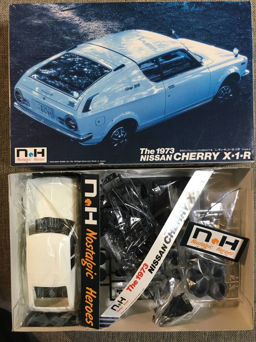 即決価格！レア！探してた方どうぞ！”童友社プラモデル 日産チェリー 1973年 X-1-R”