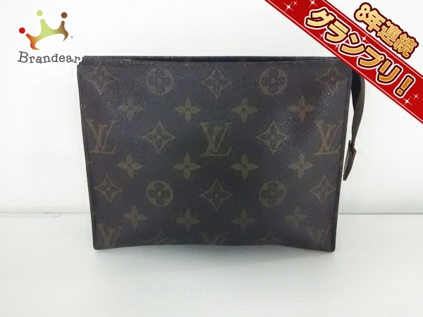 ルイ・ヴィトン ブラウンポーチ 大小セット トゥルース トワレット ルイヴィトン LOUIS VUITTON ポーチ モノグラム・キャンバス M47524