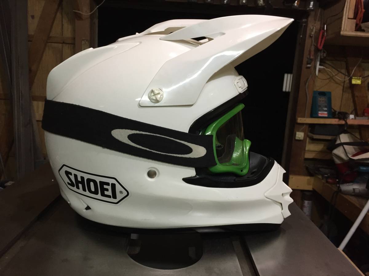 ショウエイ VFX-DT Lサイズ ゴーグル付けて VFX-WR | OFF-ROAD HELMET