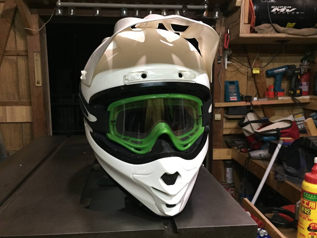 ショウエイ VFX-DT Lサイズ ゴーグル付けて VFX-WR | OFF-ROAD HELMET