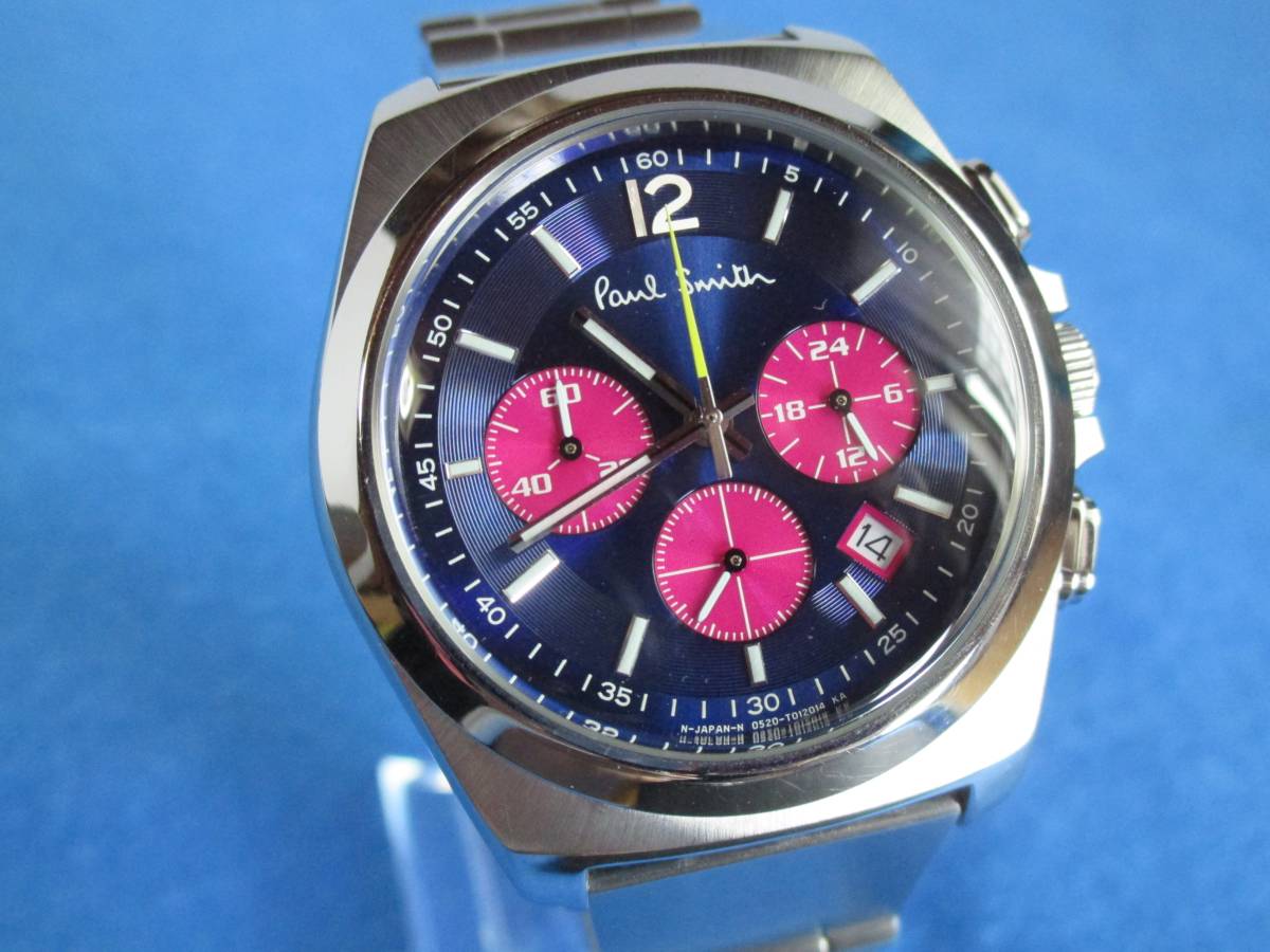 Paul Smith ポールスミス ファイナルアイズ Gn 4w S 風防ガラス 交換済み 余りコマつき 稼働中 ポール スミス 売買されたオークション情報 Yahooの商品情報をアーカイブ公開 オークファン Aucfan Com