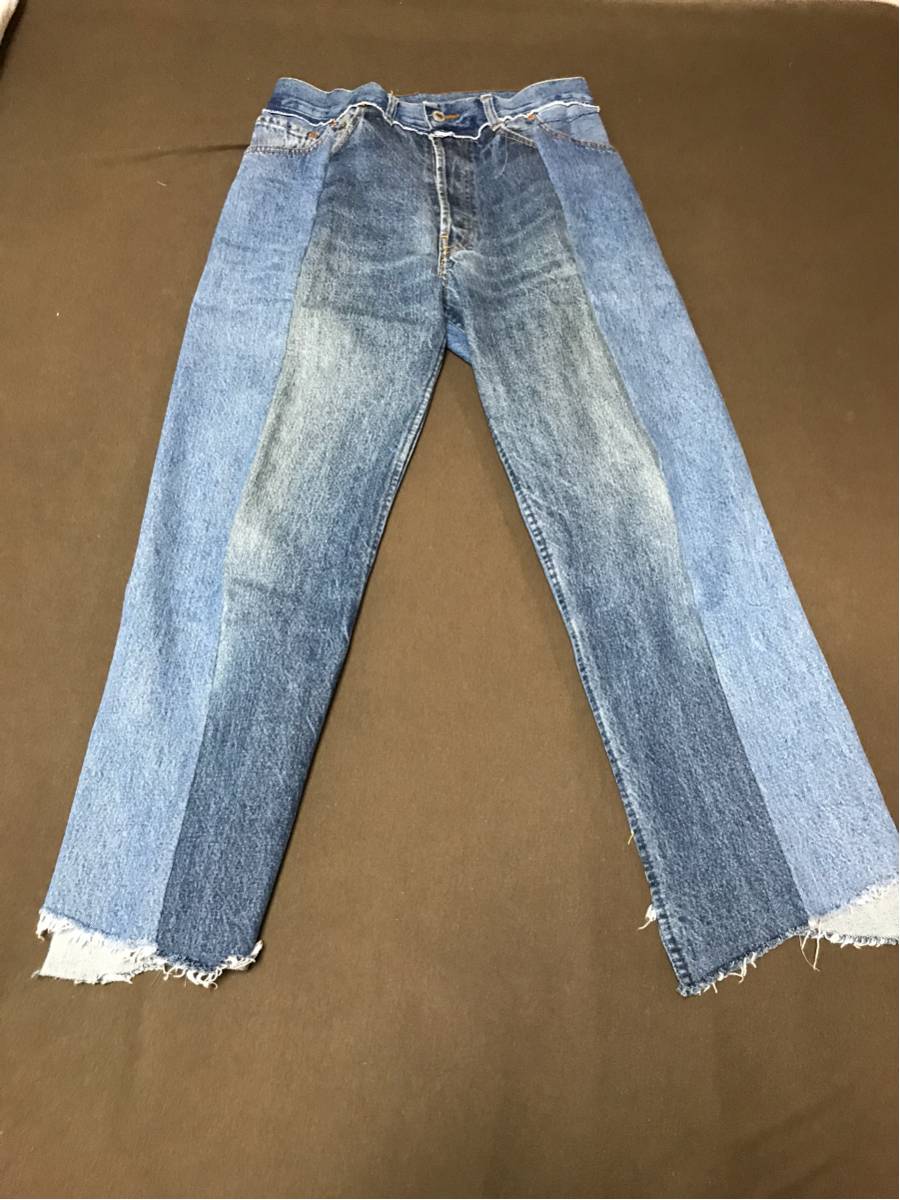 VETEMENTS ヴェトモン デムナ期 再構築 ビンテージ デニム パンツ