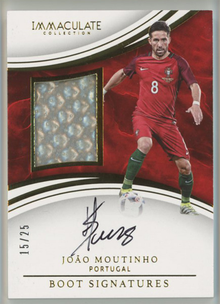 【JOAO MOUTINHO/ジョアン・モウティーニョ】2017 Panini Immaculate Boot Auto 直書き 直筆サインブーツカード 25枚限定