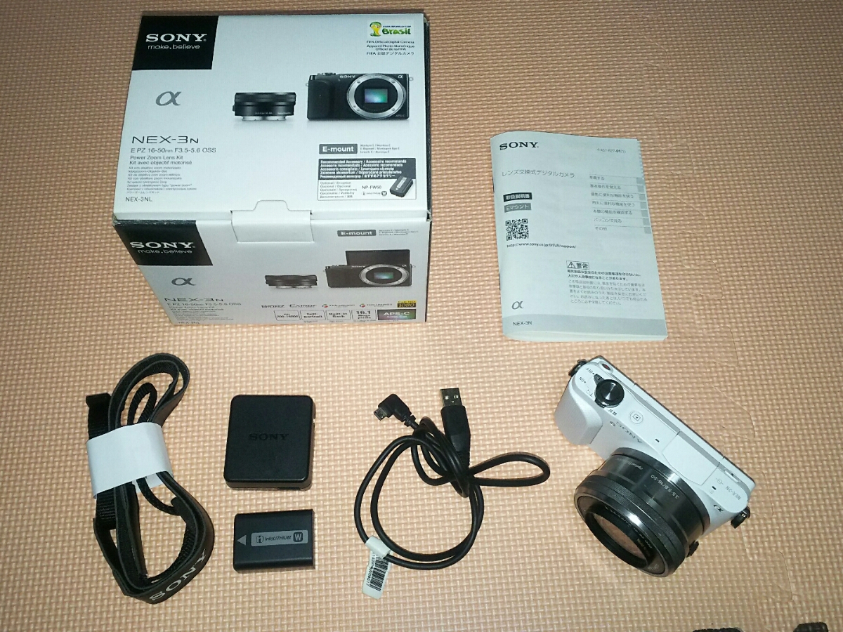 【修理前提】SONY NEX-3NL E16-50mm ミラーレス一眼 ホワイト