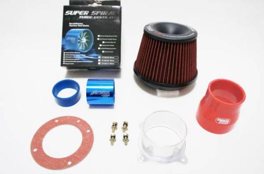 ジムニー☆JB23 スパイラルターボ付きパワーエアクリーナーkit