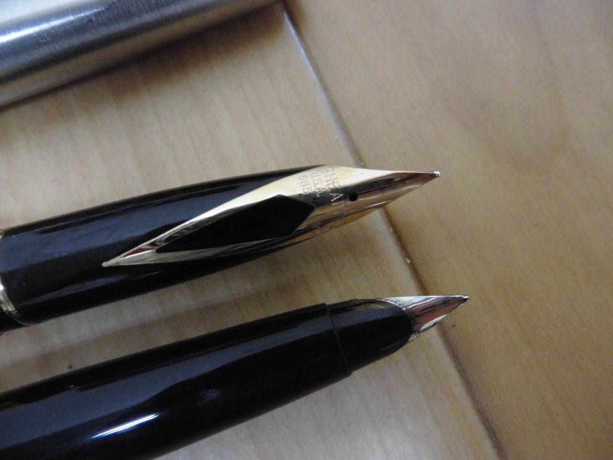 ビンテージ USA製 Sheaffer シェーファー万年筆 14K グリーン LIFE