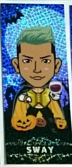 送料込☆EXILE TRIBE STATION トラステ ハロウィン 千社札 ステッカー SWAY_1