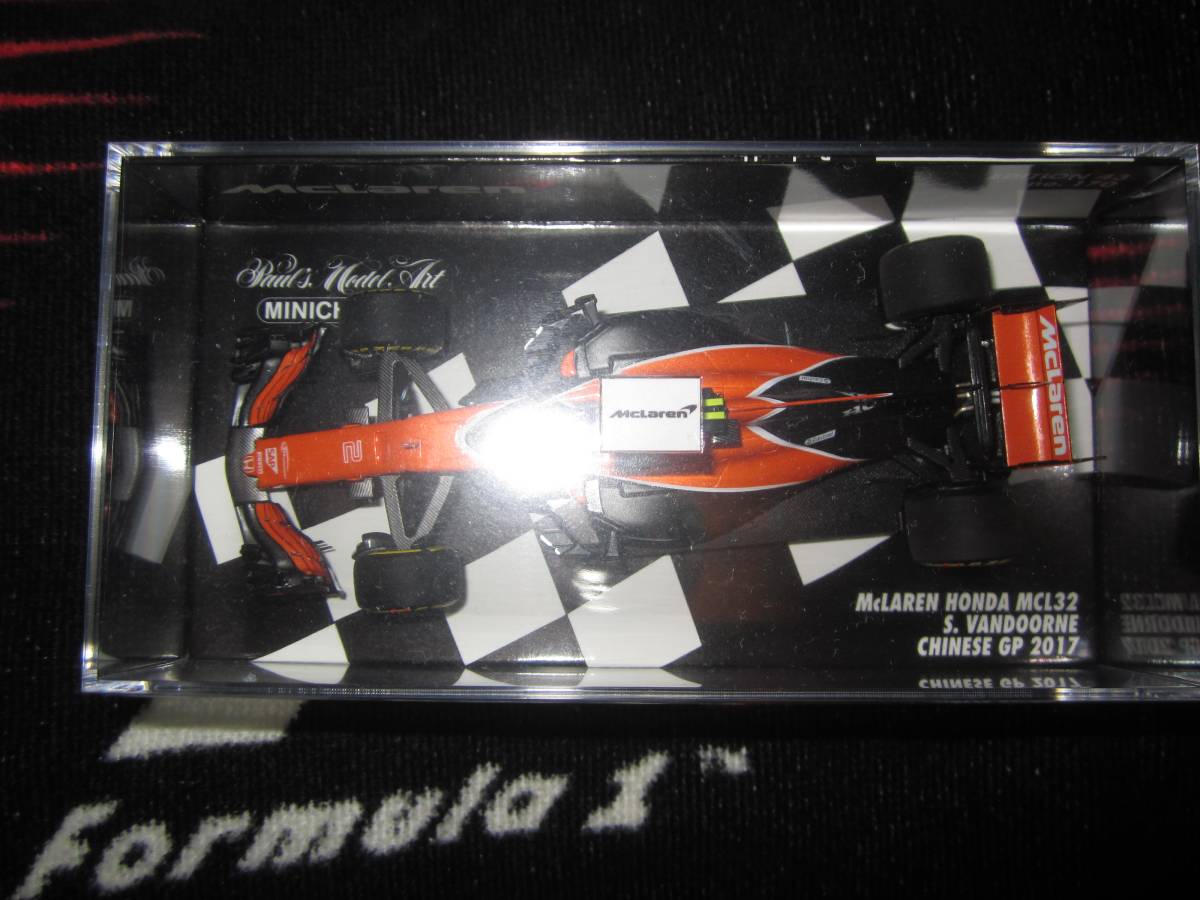 ミニチャンプス 1⁄43 マクラーレン ホンダ MCL32 F.アロンソ 中国GP