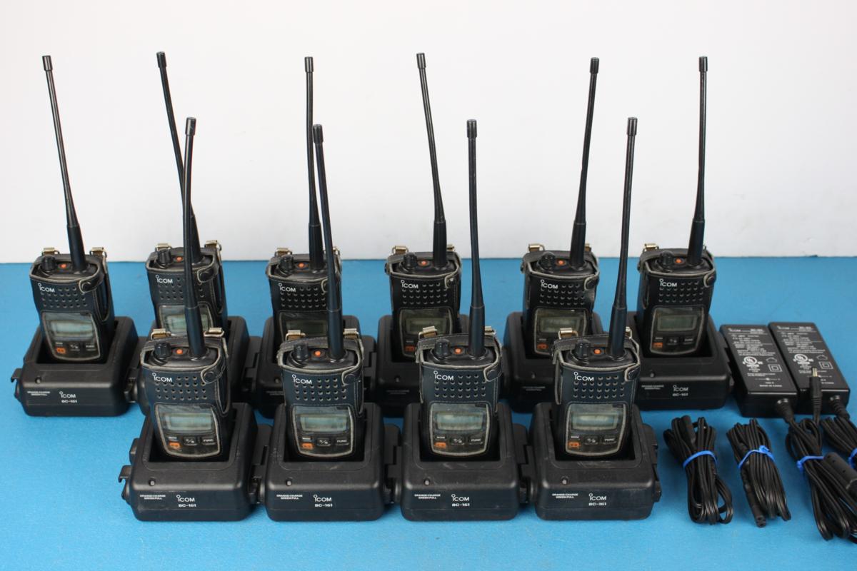 ★お買い得★ iCOM アイコム IC-UH37MFT 10台セット トランシーバー 無線機 防水 中古◆Y110701