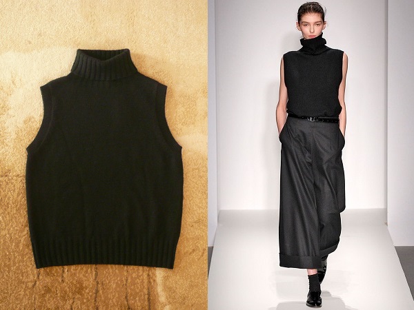 MARGARET HOWELL マーガレットハウエル シャツ 日本製 美品 希少 MARGARET HOWELL マーガレットハウエル 2015AW カシミヤ100％ ニット ベスト 2 新品タグ付