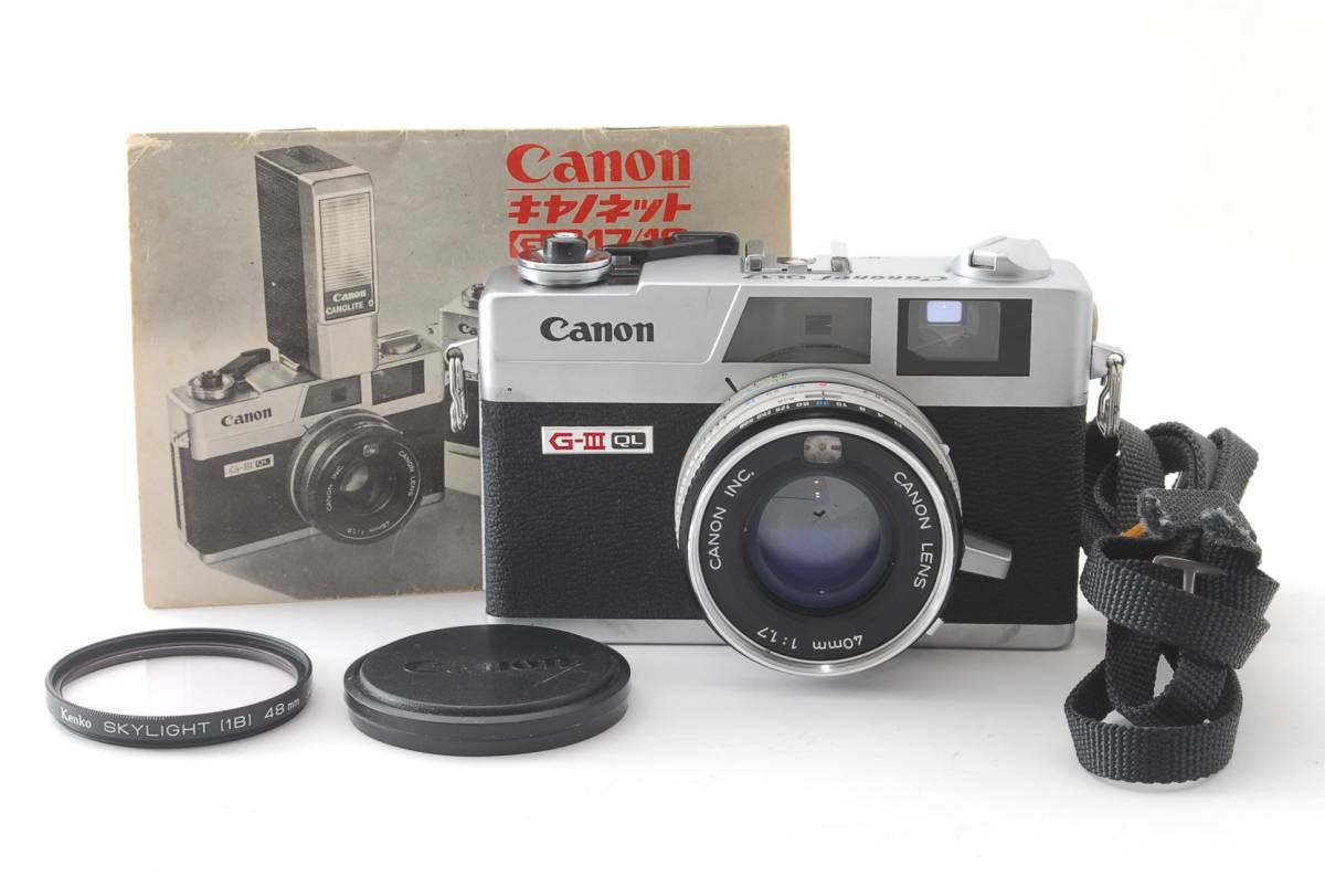 Canon Canonet QL17 キャノン キャノネット G-iii QL - 公式通販 QL17 