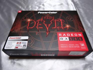 PowerColor RED DEVIL RX580 8GB■AXRX 580 8GBD5-3DH/OC 美品 GPU 複数個購入可能