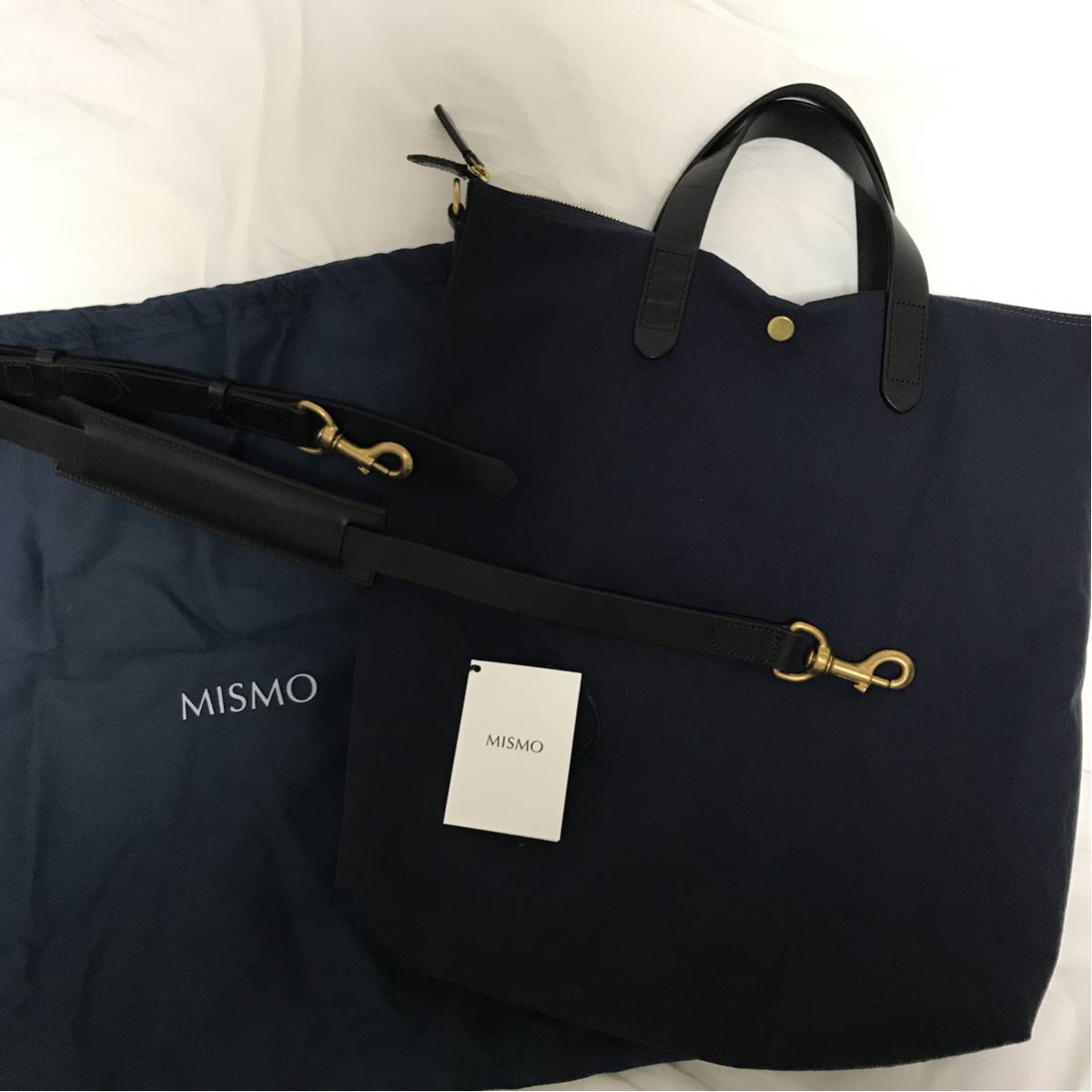 Shopper M⁄S Mismo - Leather-Trimmed Nylon Tote Bag MISMO at MISMO 