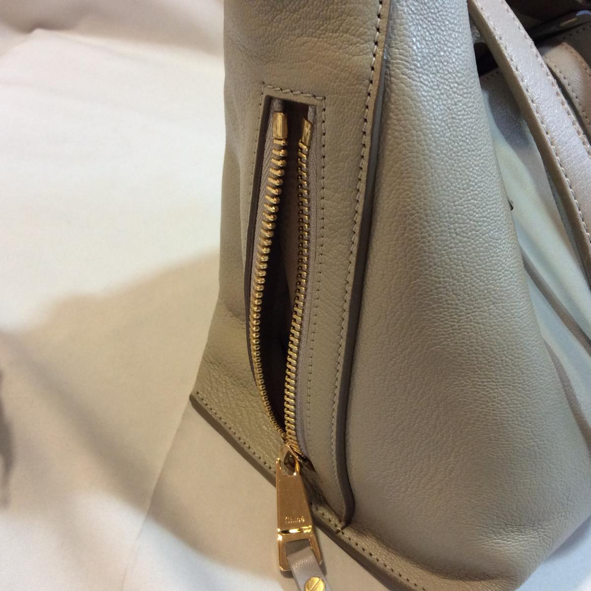 Chloe クロエ レザーバッグ グレー Chloe(クロエ) ショルダーバッグ 