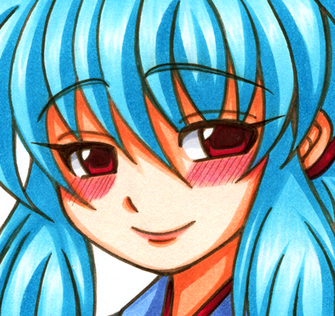 同人手描きイラスト◇色紙◇幽遊白書 雪菜 幽白(手描きイラスト)｜売買